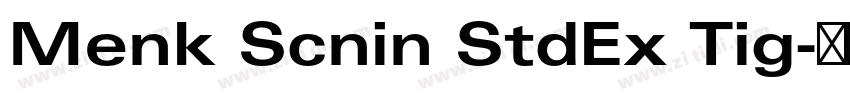 Menk Scnin StdEx Tig字体转换